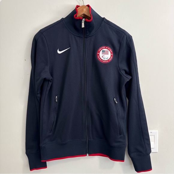 Nike Team USA United States Paralympic Zip Up Track Jacket 502666-473